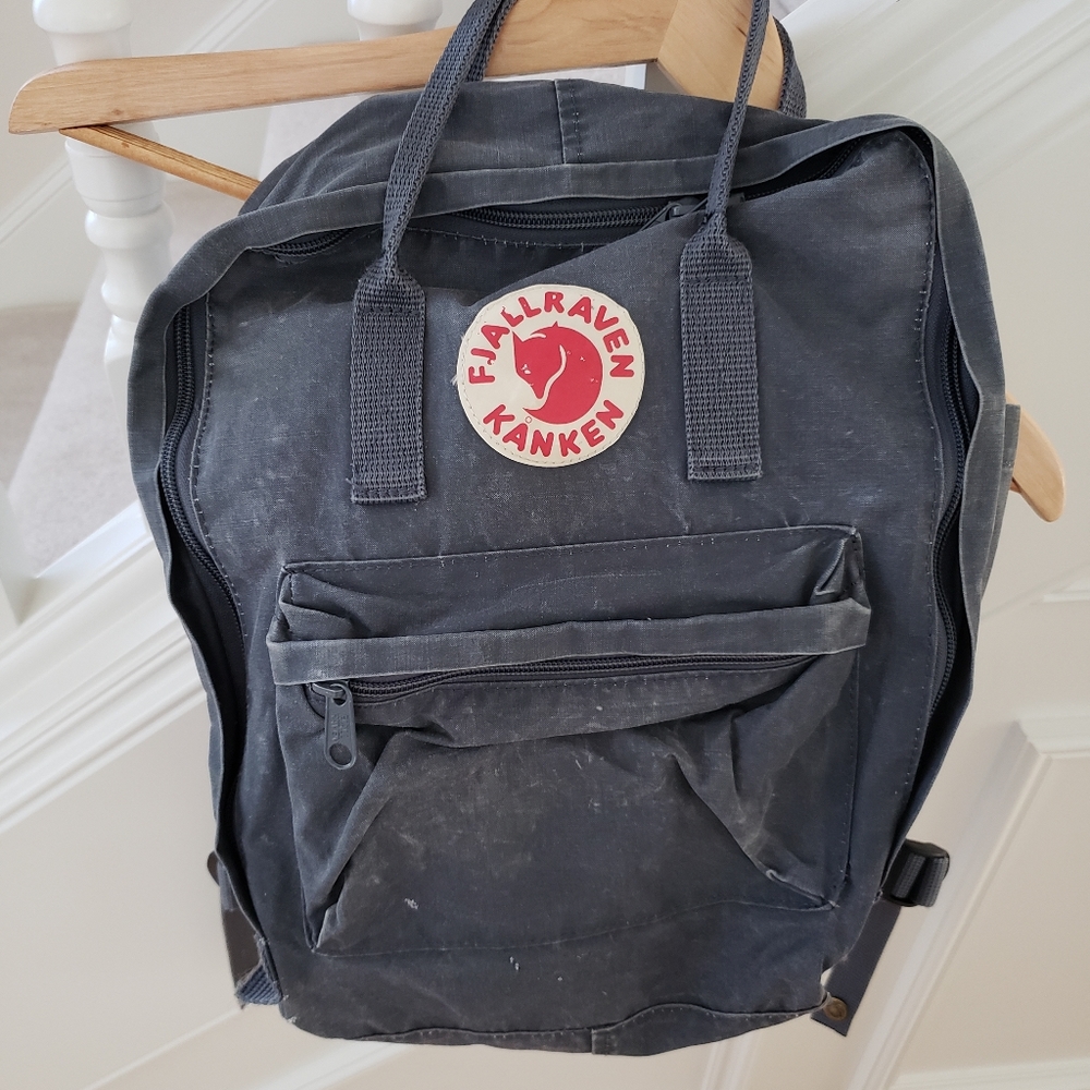 Slate Gray Fjallraven Backpack